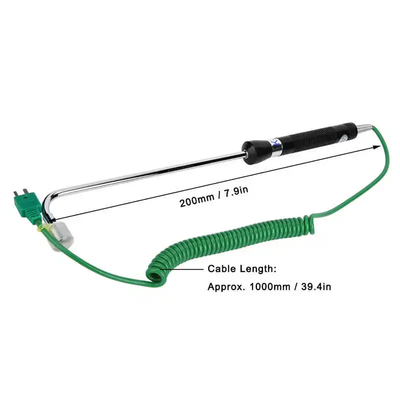 

Megger UT to T07 K to Type Thermocouple Surface Temperature Thermocouple Measurement Tool Megohmmeter