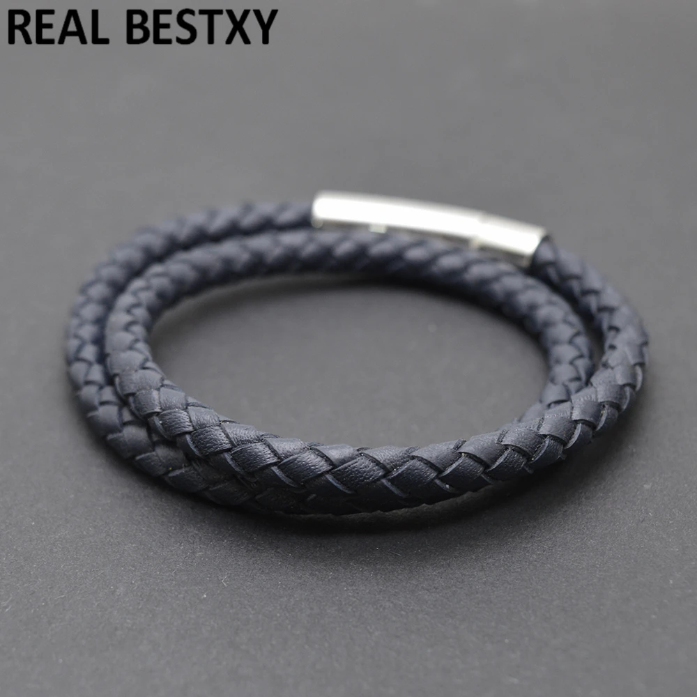 5 шт./лот браслеты из натуральной кожи с логотипом на заказ для мужчин и женщин