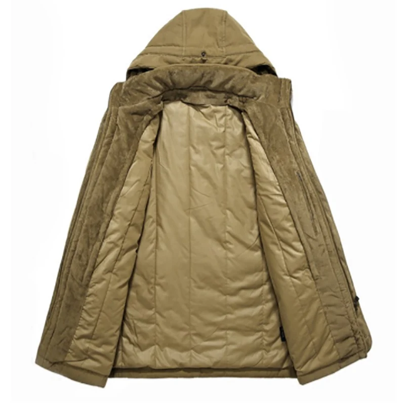 Новинка 2019 утолщенная Теплая мужская Повседневная зимняя куртка минус 40