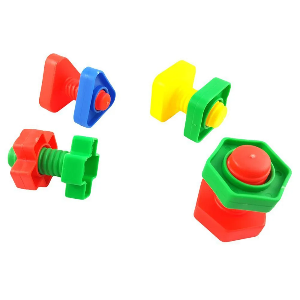 4 шт. игрушка для попугаев жевательные укусы качели клетка гайки болты винтовая