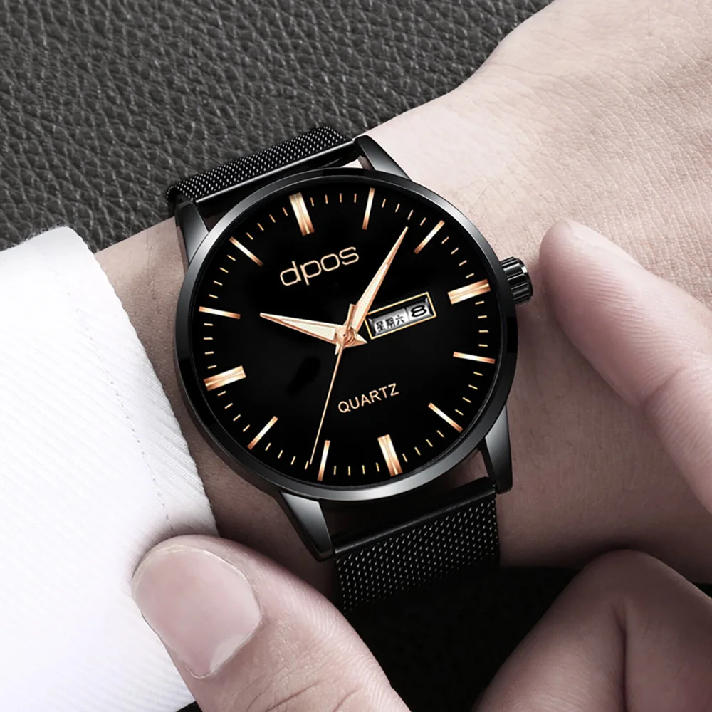 Новые брендовые Модные мужские спортивные часы Роскошные Кварцевые бизнес