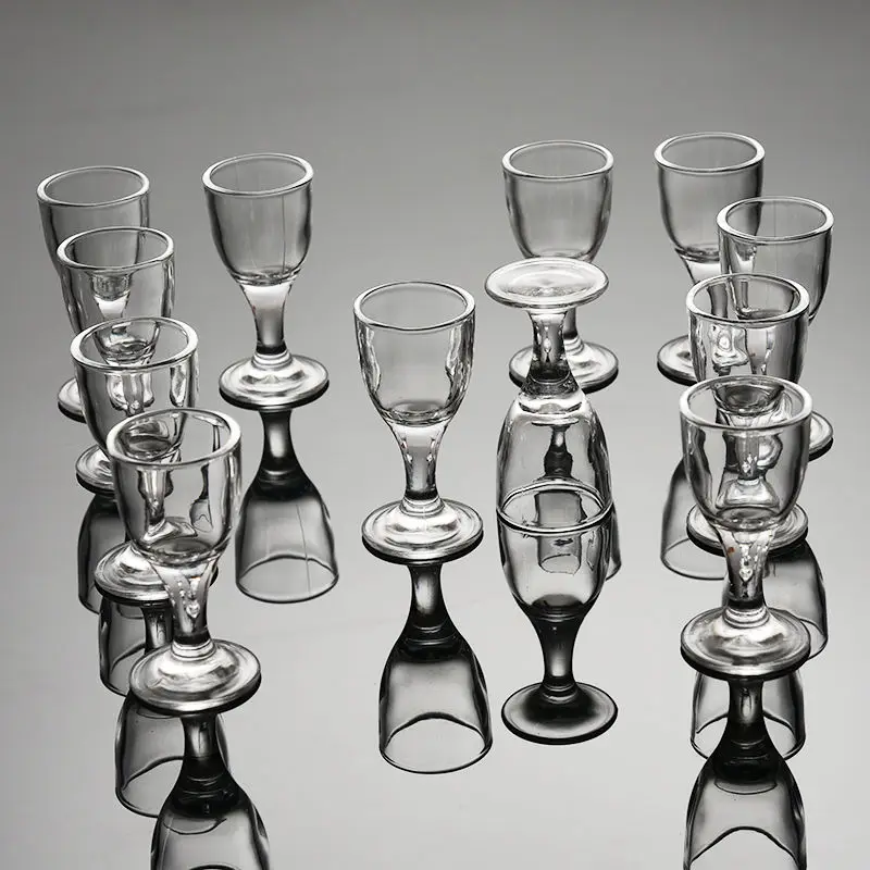 Бокал для вина 12 упаковок домашний бокал с толстым дном маленький белый набор