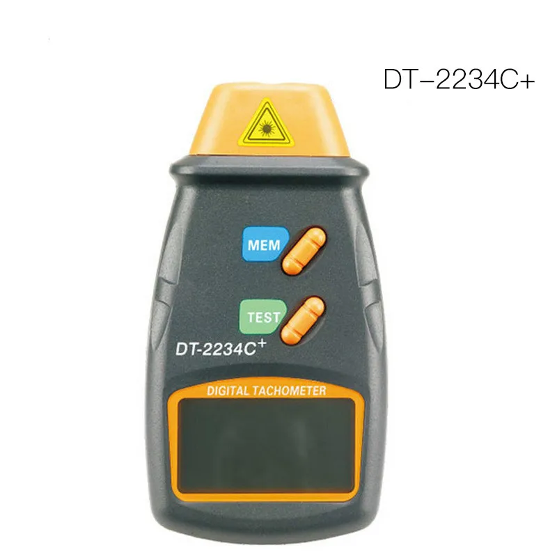 

DT-2234C+ Orange Digital Laser Tachometer Handheld Digital Tachometer Laser Tachometer