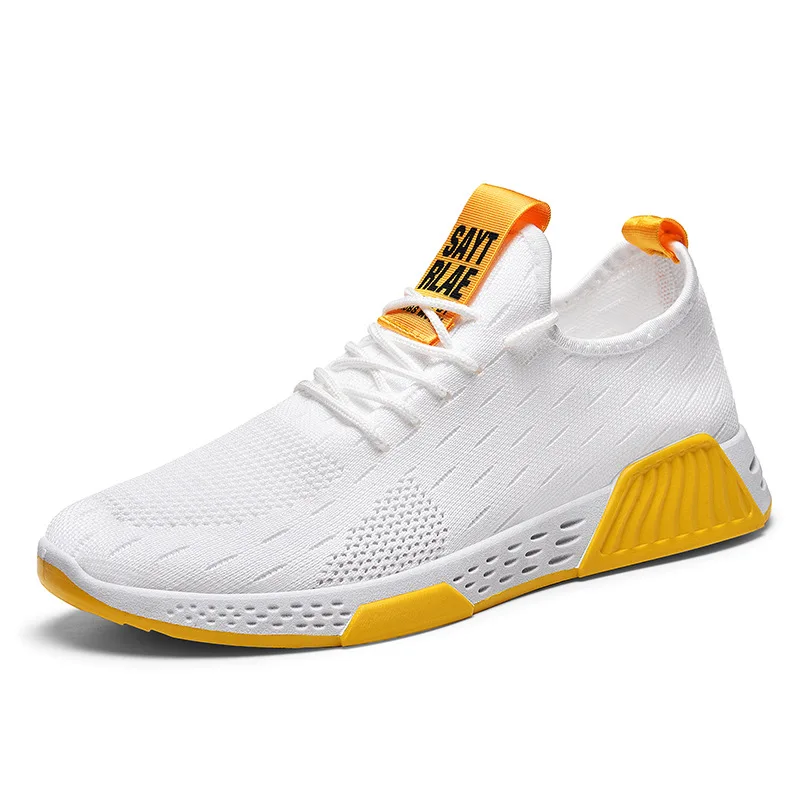 

Men Sneakers No-slip Men Vulcanize Shoes Male Air Mesh Lace Up Wear-resistant Casual Shoes Tenis Masculino