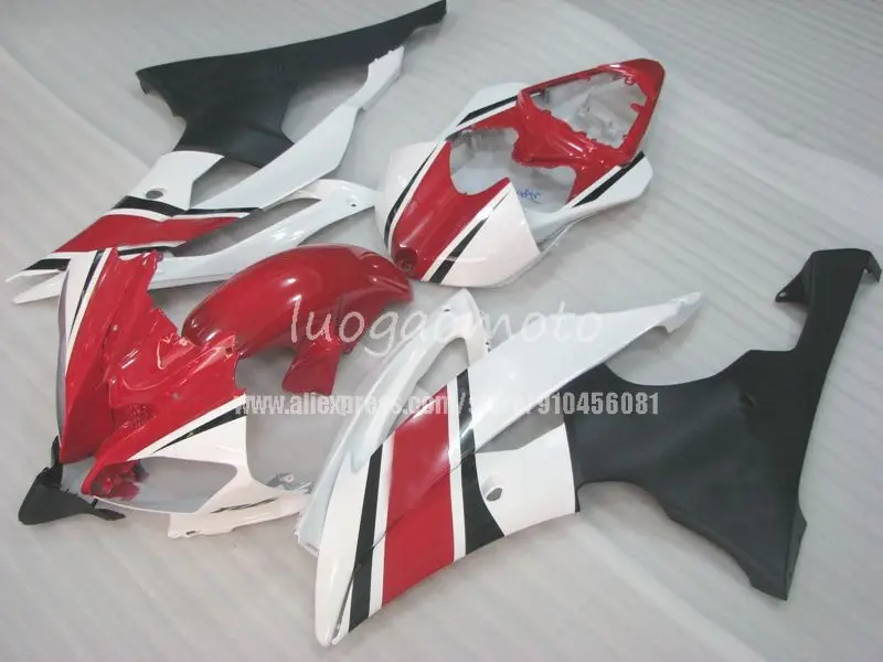 

Injection Fairings kit for YAMAHA white red YZF600 R6 2009 2010 2011 2012 2013 14 2008-2015 fairings set YZF R6 08-15 body kits