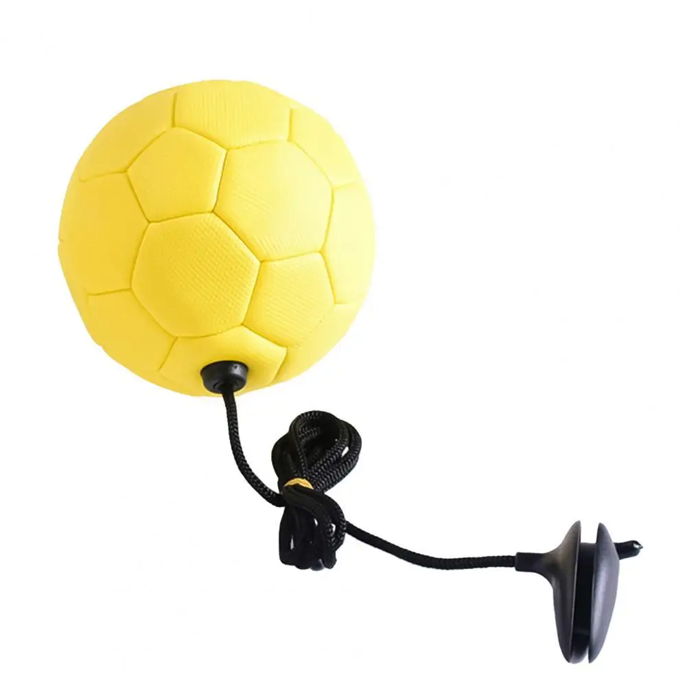

Size 2 Football Training Ball High-elastic Kick Resistant Solid Color Small Kids Student Practice Belt Soccer Ball for Beginner