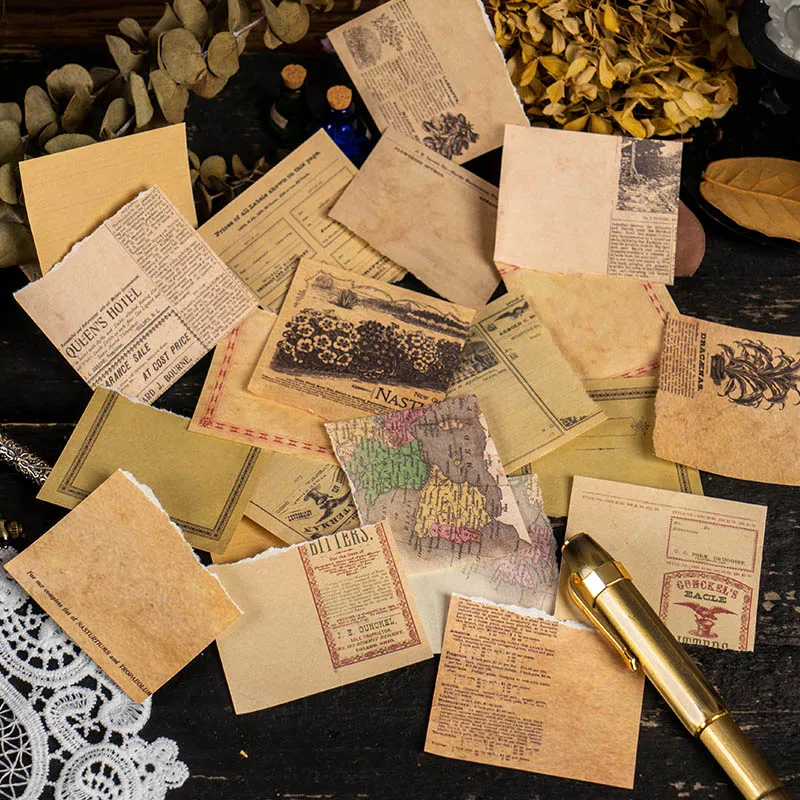 Dimi 50 листов винтажная книга из материала с надписью Memory Series s Deco скрапбукинг