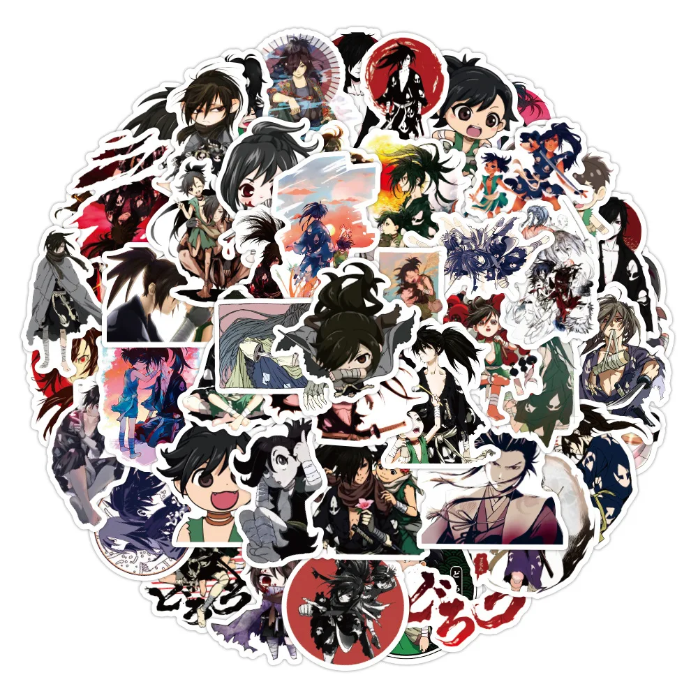 

10/30/50PCS Dororo Anime Stickers for Laptop Luggage Phone Skateboard Motorcycle Waterproof Decal Cartoon Sticker Toys Wholesale