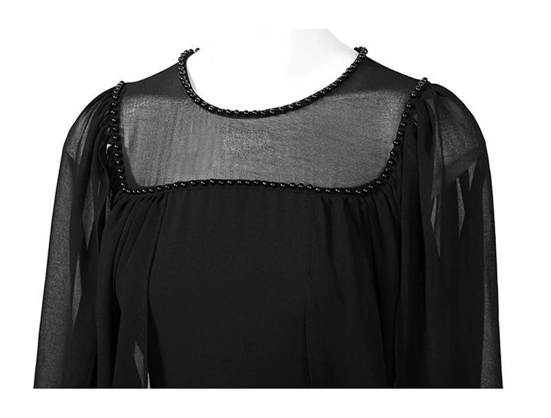 Простой дизайн модные женские платья с бисером и круглым вырезом средняя талия