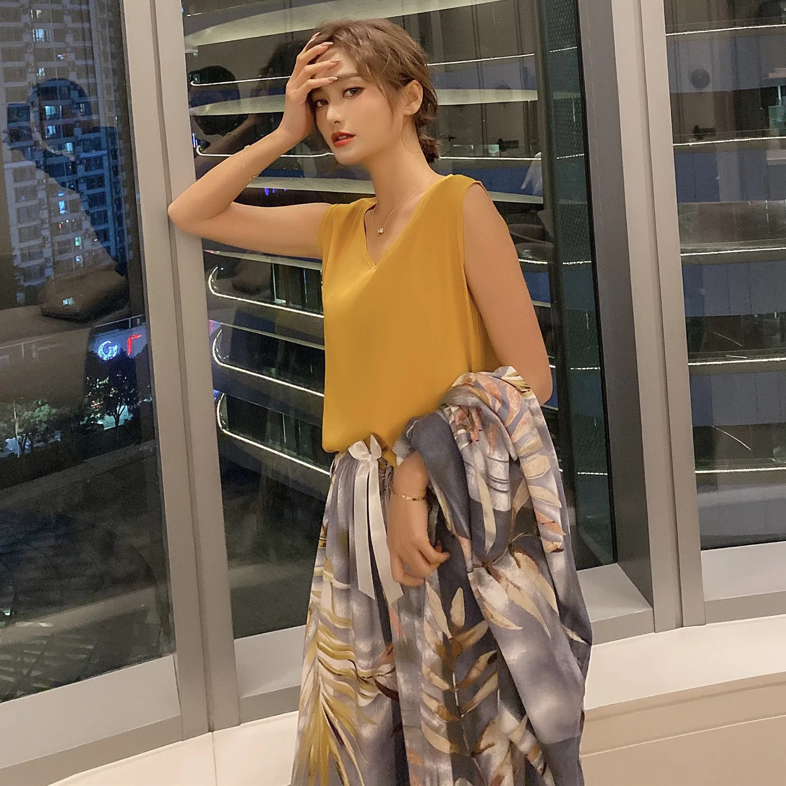 4 шт. весенне-осенние пижамные комплекты для женщин пижамный комплект с принтом