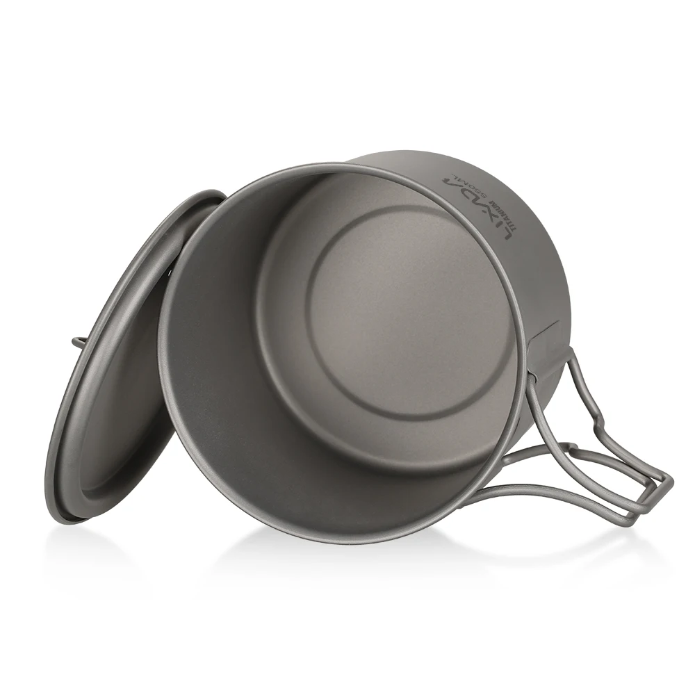 Ультралегкая титановая чашка Lixada портативная кружка для кемпинга пикника воды