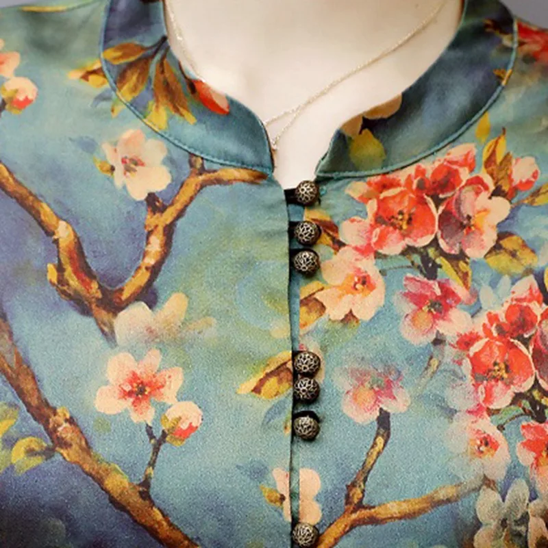 Женское шелковое платье s большие размеры Vestidos De Плайя винтажные платья длинное