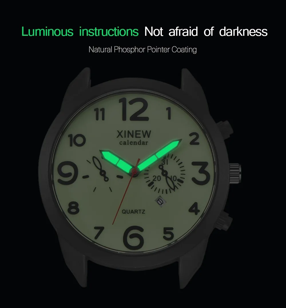 

Men Sport Stainless Steel Case Leather Band Watch Quartz Business Wristwatch Classic fashion reloj de hombre inteligente F5