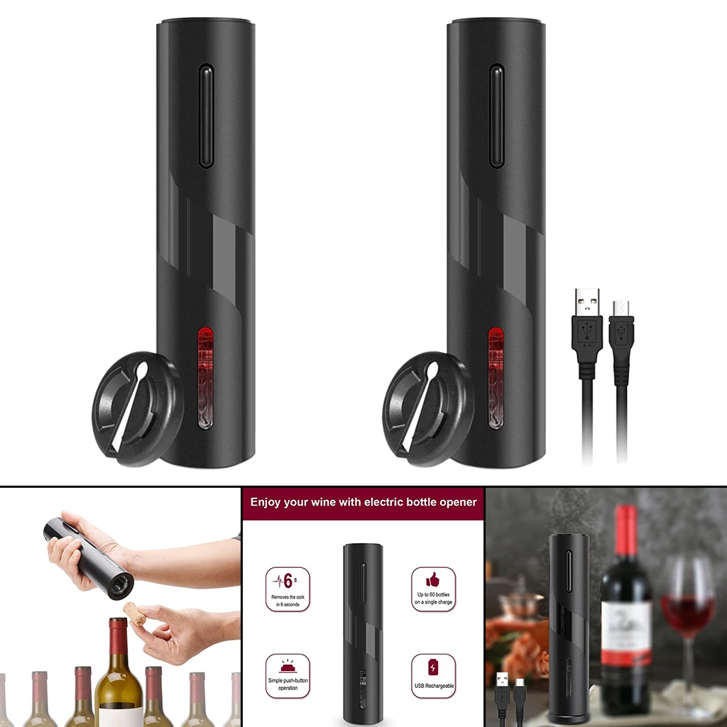 

1pc Wine Opener Automatic Electric Corkscrew for Home Restaurant Party Bar