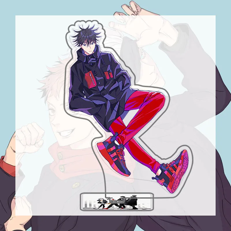 

2021 Hot Comic Anime Jujutsu Kaisen Figures Itadori Yuji Gojou Satoru Figures Acrylic Model Fans Collections Deor Ornaments 16cm