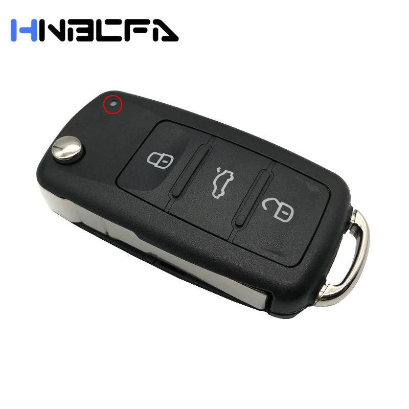 

10pcs/lot 2/3 Buttons For Skoda Octavia VW Volkswagen Golf Mk6 Tiguan Polo Passat CC SEAT Car Flip Folding Key Case shell Fob