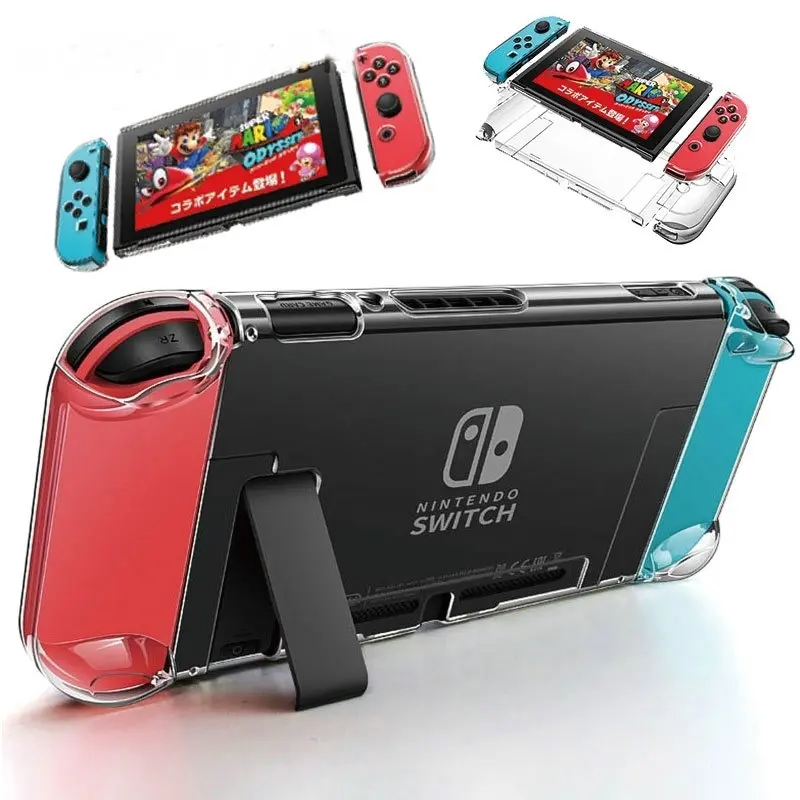 

Detachable Crystal PC Transparent Case For Nintendo Nintend Switch NS NX Cases Hard Clear Back Cover Shell Coque Ultra Thin Bag