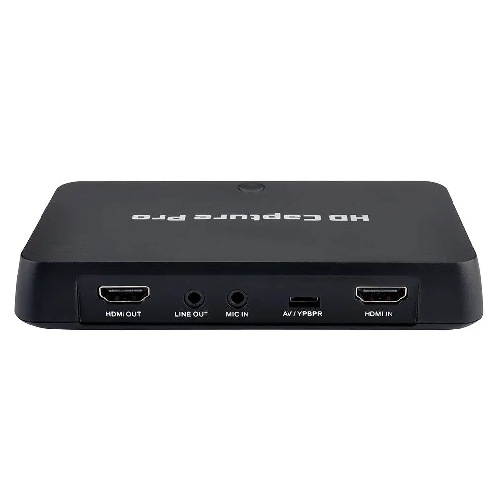 HD 1080P Карта видеозахвата HDMI AV PC Игры ТВ шоу запись Box recorder поддержка воспроизведения ТВ OBS прямая передача с микрофоном вход