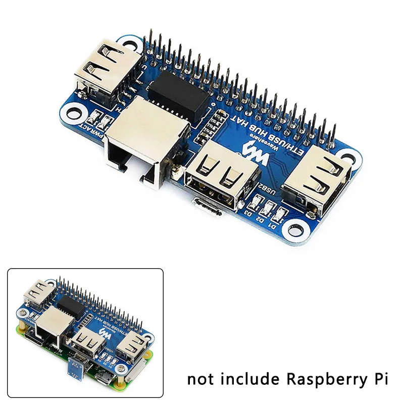 Raspberry Pi 4B/3B +/Zero USB к порту Ethernet RJ45|Аксессуары для демонстрационных стендов| |