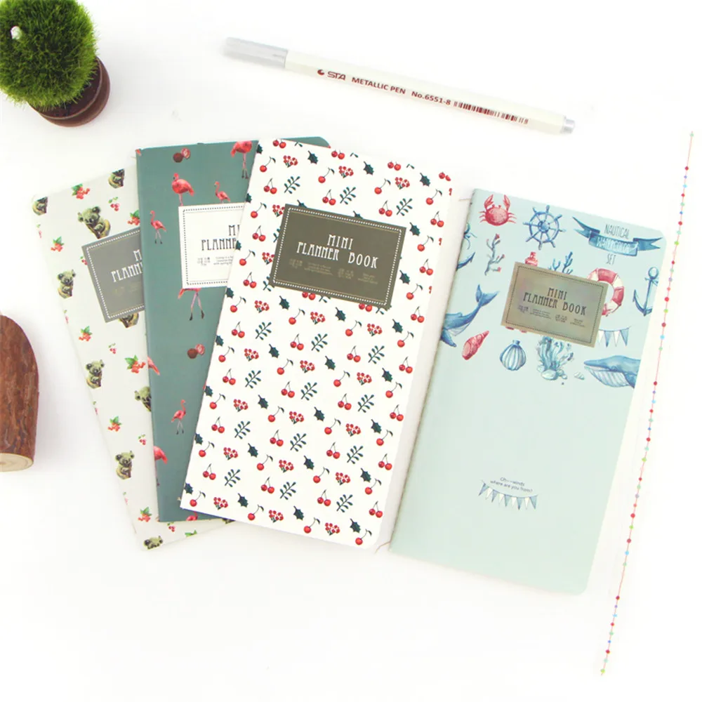 Новые офисные ноутбуки кактус Фламинго Черри планировщик тетрадь список журнал