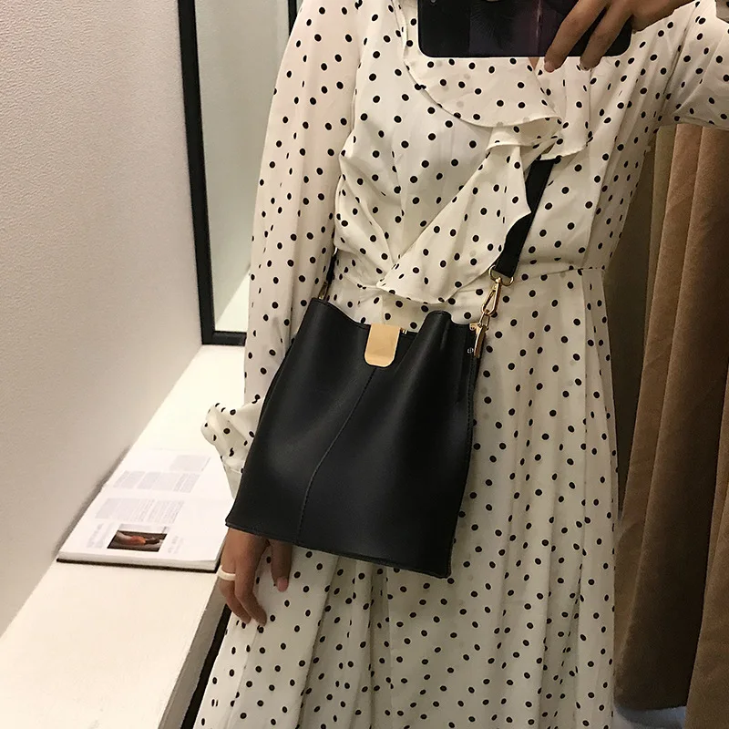 Корейские сумки через плечо для женщин сумка мешок основной Femme женские кожаные сумки через плечо сумка на ремне для женщин