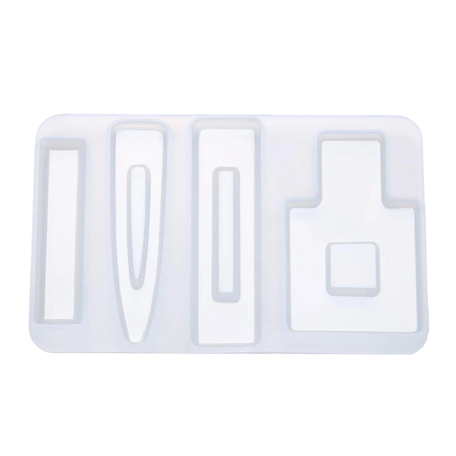 

2x High Quality Silicone Resin Molds, DIY Hair Pin Jewelry Casting Mold, Hair Clip Molds, Reusable, Can Be Used for a Long Time