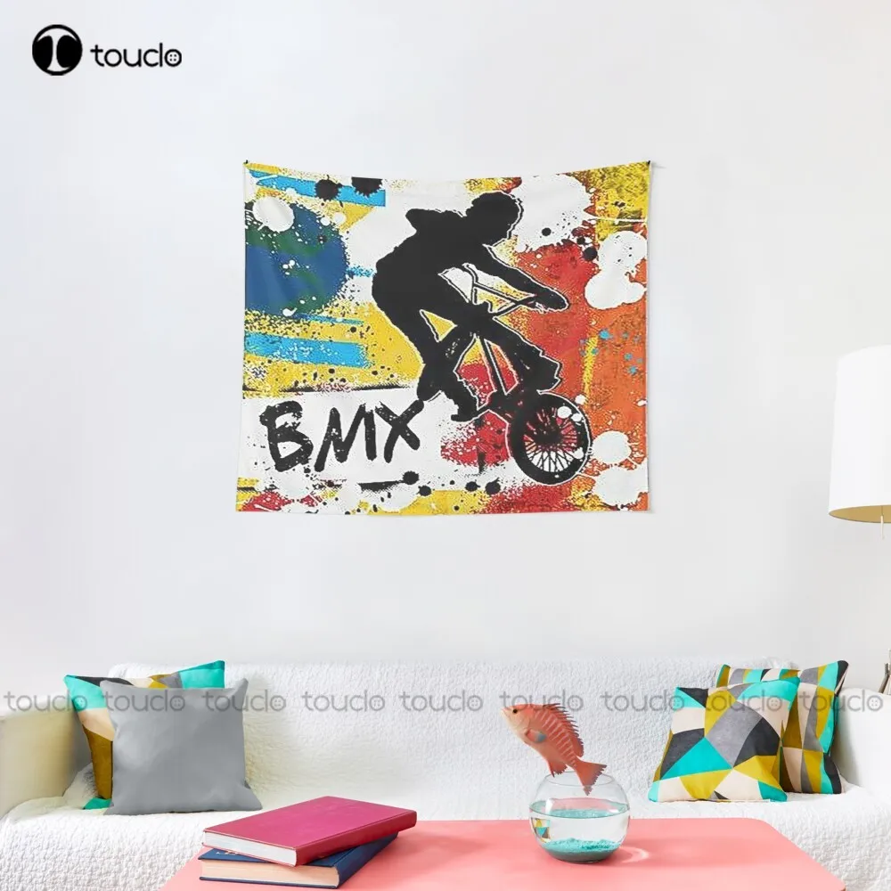 Настенный художественный гобелен Bmx в стиле хип-хоп настенное украшение для