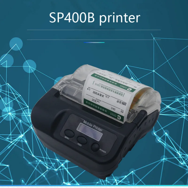 

Многофункциональный портативный Bluetooth-принтер для этикеток, штрих-кодов и Qr-кодов, Sp-400b