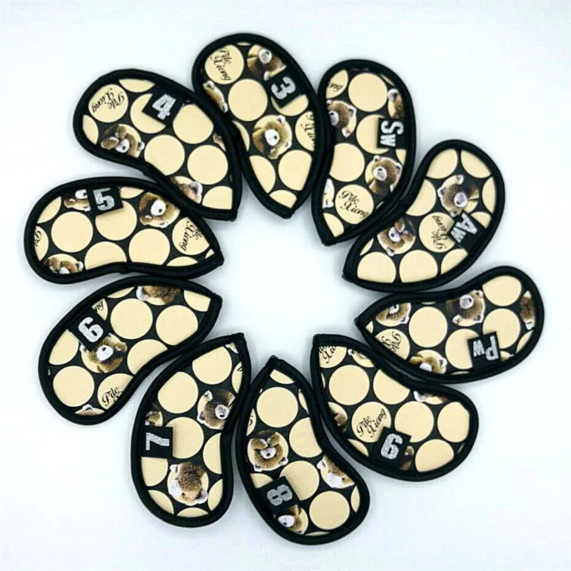 [4 цвета] чехол для головы с медведем из ПУ кожи # 3-9PAS полный комплект 10 шт./лот |