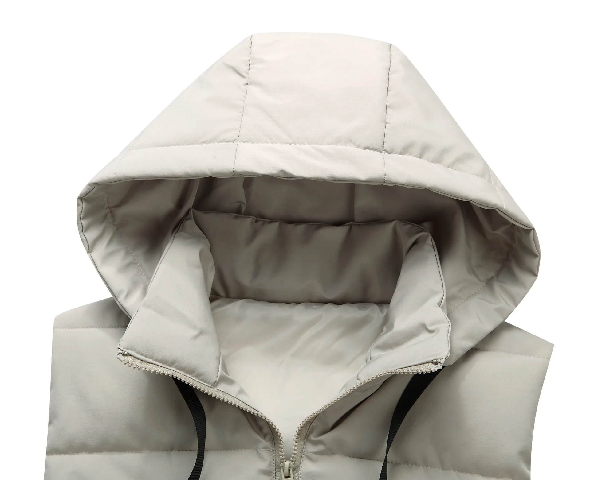 

Autumn Winter 2020 Vest Men Casual Waistcoat Sleeveless Jackets Woih Hooded Warm Mens Vests Down Vest For Men 6XL