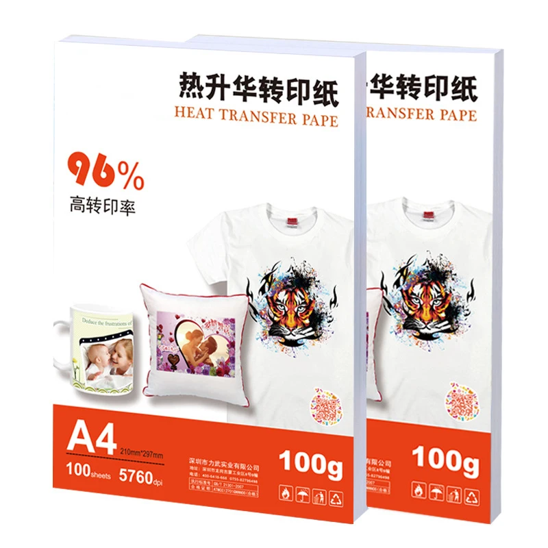 100 шт. тканевая переводная бумага термопереводная для краски сублимационные
