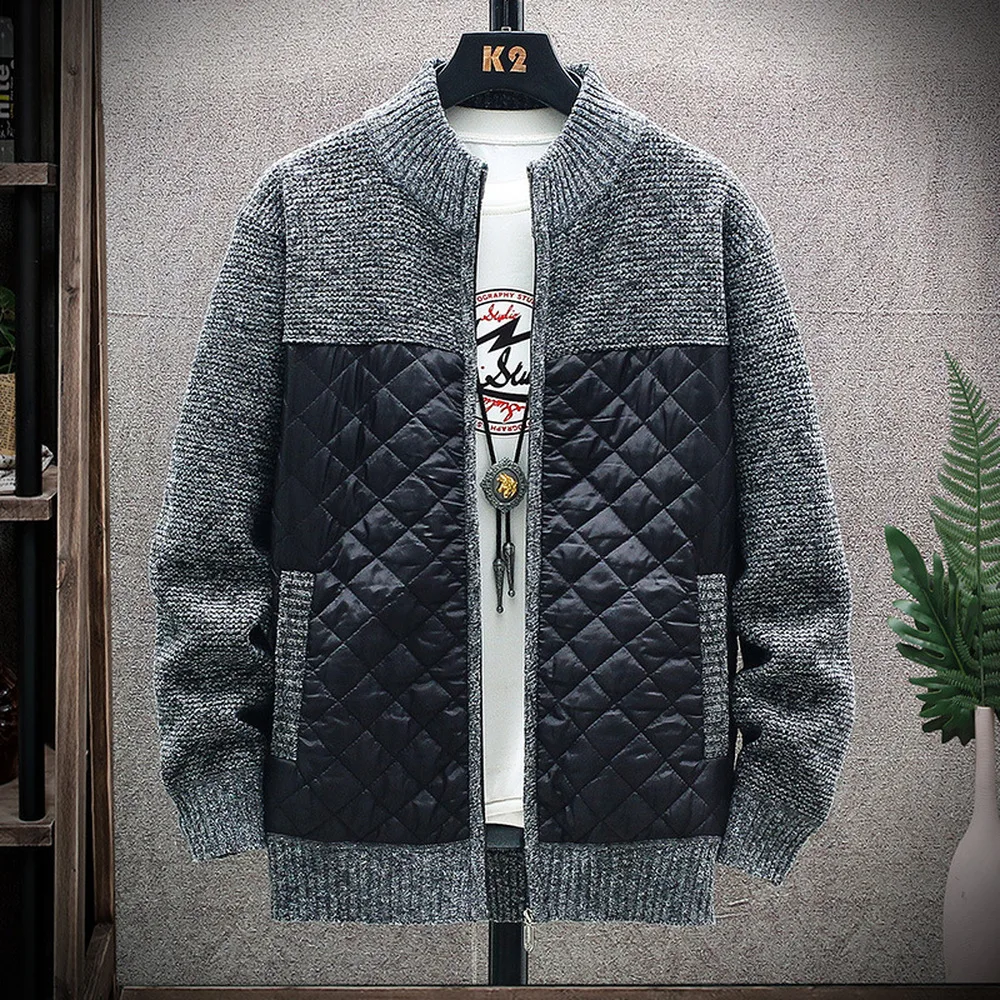 

2020 New Mens Cardigan Knitted Autumn Winter Sweater Men Clothing Casual Coats Jackets