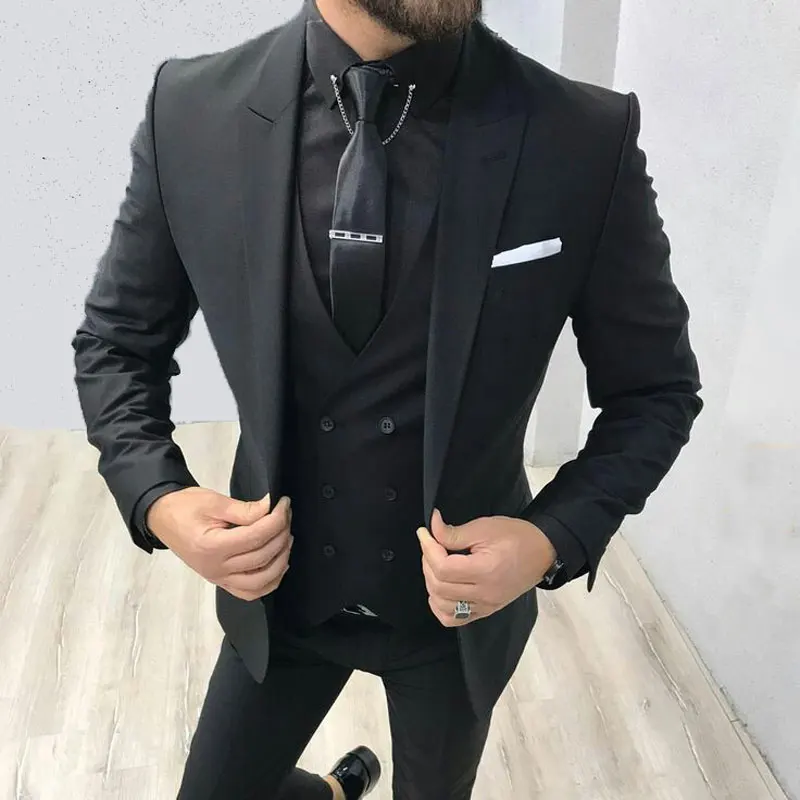 Горячая Распродажа Женский смокинг для жениха мужской костюм Terno Masculino 3 предмета