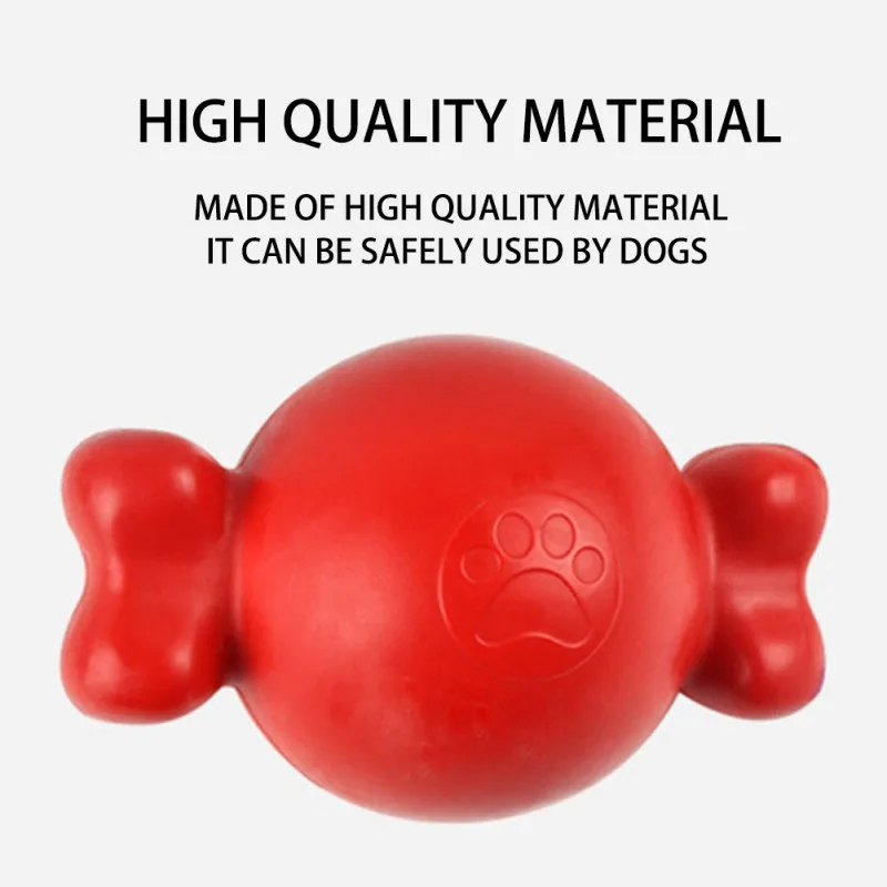 Прочная игрушка для собак жевания чистки зубов массажная резиновый материал - Фото №1