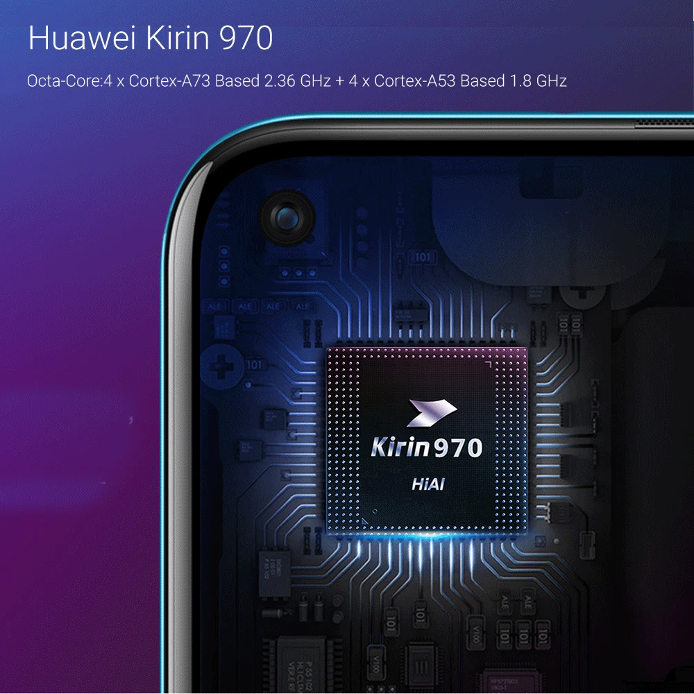 Huawei Nova 4 смартфон 8 Гб 128 ГБ глобальная Версия Мобильный телефон Тройная камера