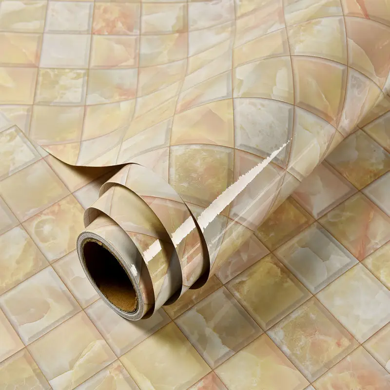 

Waterproof Marble Wallpaper Vinyl Self Adhesive Contact Paper Furniture Desktop Counter Household Tile Stickers Home Decor Wall