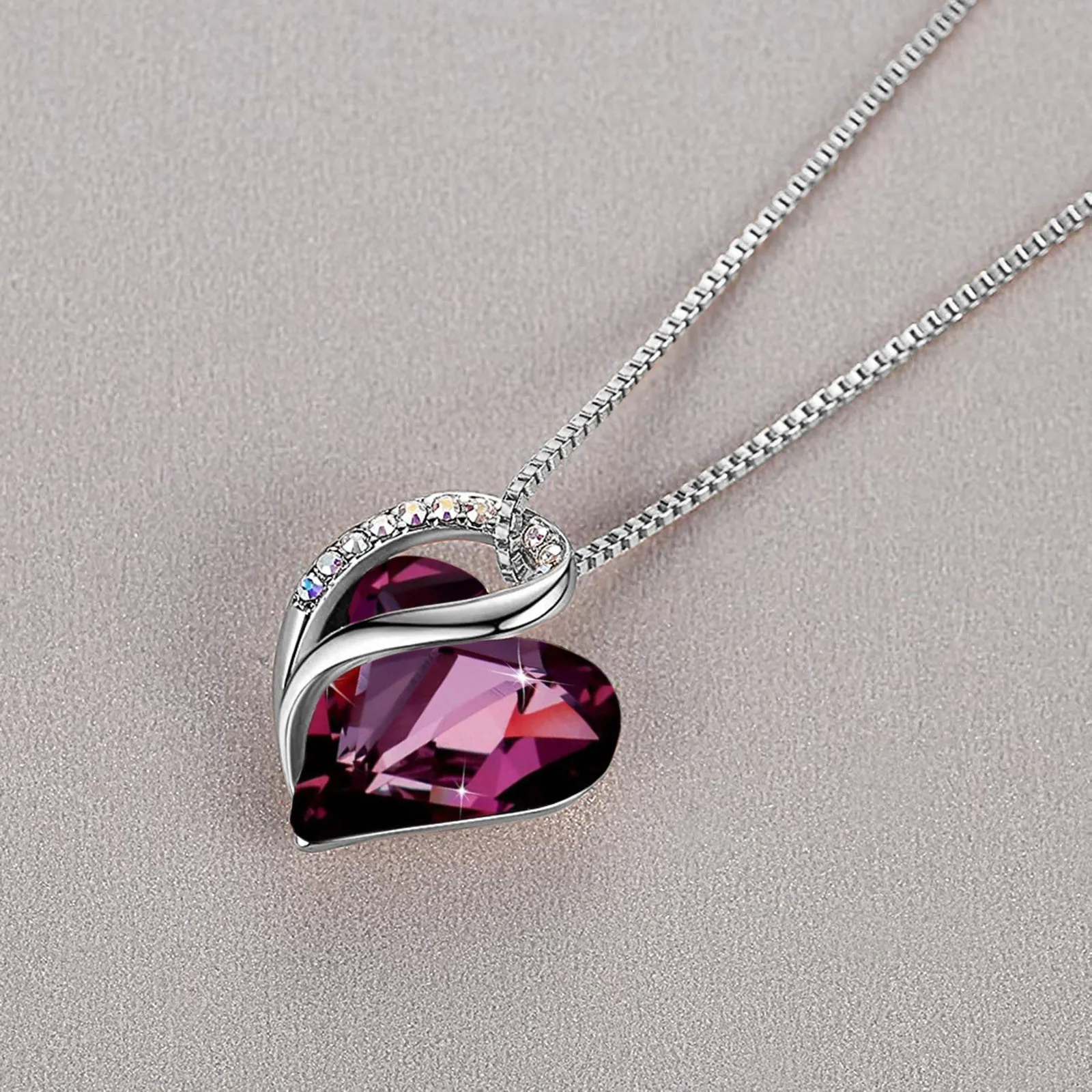 Женское ожерелье с подвеской в виде сердца 25 # | Украшения и аксессуары