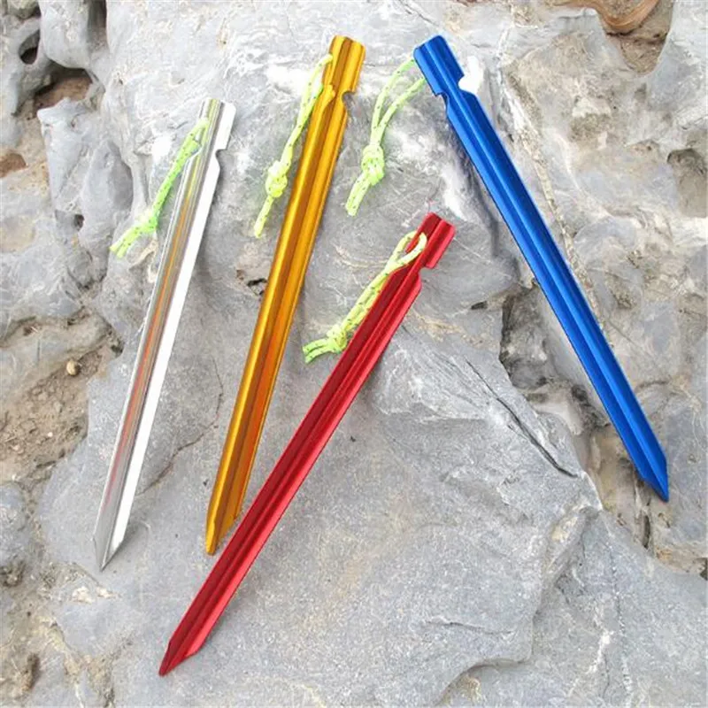 Палатка гвоздь (100 шт) 18 см Горячие колеса форма треугольная палатка алюминиевый