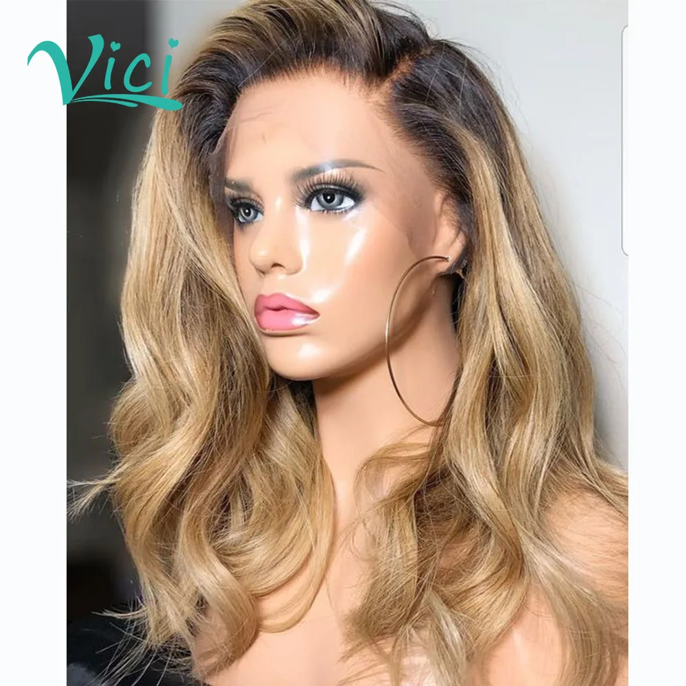 1b 27 человеческие волосы парик блонд на кружеве 150% плотность медовый кружевные