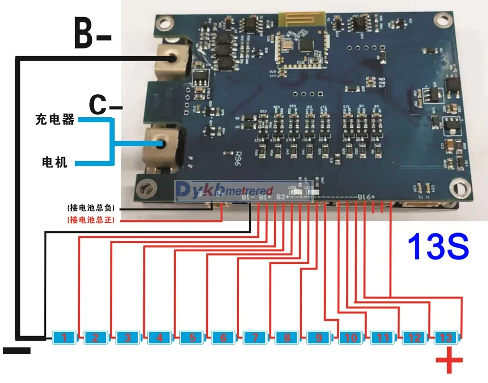 5S 16S Smart Bluetooth 40A 80A 100A 150A Li Ion Lifepo4 LTO плата защиты литиевых батарей BMS 7S 8S 10S 12S 14S 24V 36V