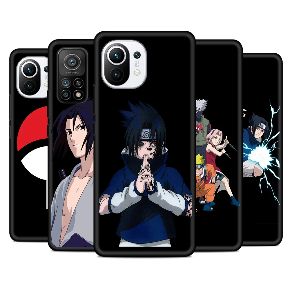 

Uchiha Sasuke Anime Silicone Cover For Xiaomi Mi 11i 11T 11 10i 10T Note 10 9 9T SE Lite Pro Ultra 5G Phone Case Shell