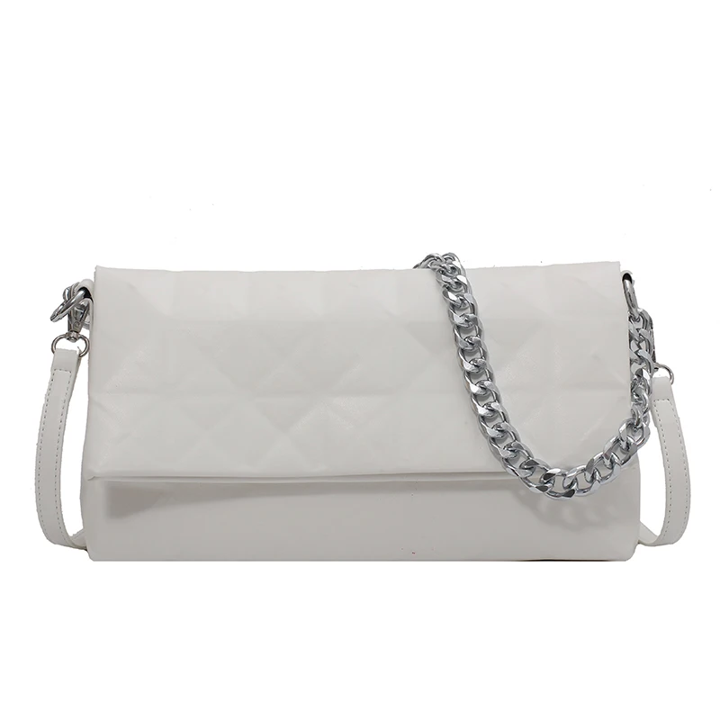 

Summer Lattice Square Underarm bag 2021 New High-quality PU Leather Women's Designer Handbag Luxury brand Shoulder Messenger Bag