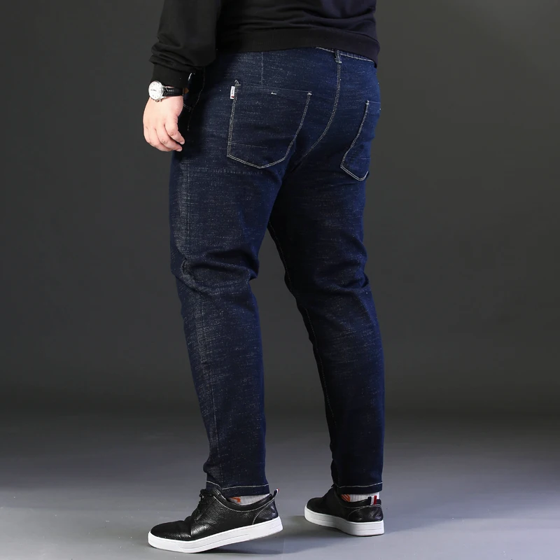 Оригинальные мужские повседневные модные классические джинсы с эластичным