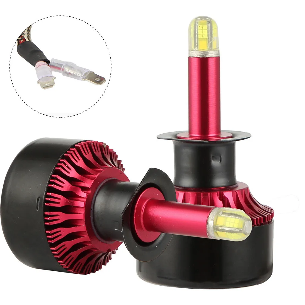 8-по бокам 3D светодиодный фар Conversion Kit 120 Вт 18000LM высокое Мощность 6000K H1# BL30