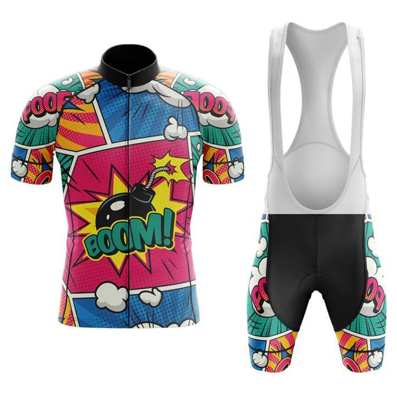

2021 Explosive Comics Men's Jersey Quick-drying Cycling Cover Short Sleeve Cycling Jersey Road Cycling Jersey Cycling Jersey