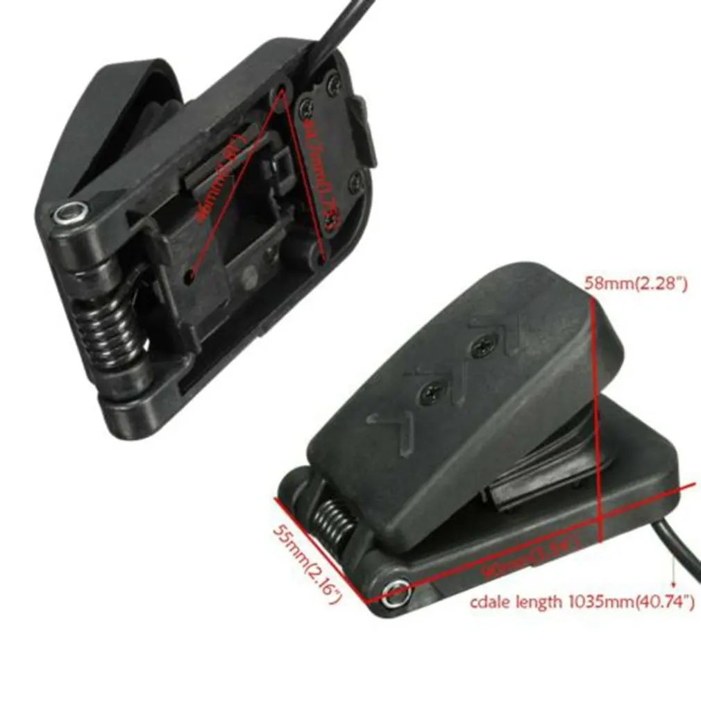 

Electric Scooter Foot Pedal Throttle Accelerator Universal For Electric Bikes Scooters Direct Replacement