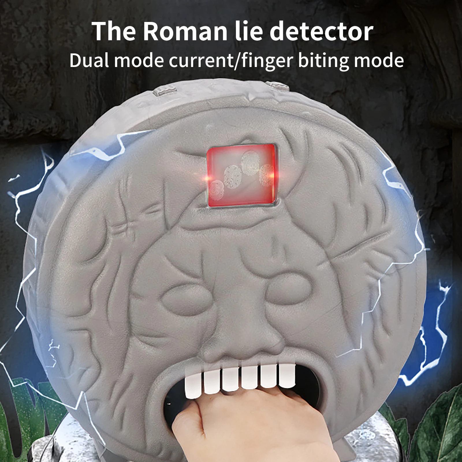 

Каменное лицо микро электрический шок LieDetector Funtoy хитрый Новинка Полиграф Тест правда или осмеливать игровечерние партии анализатор консол...