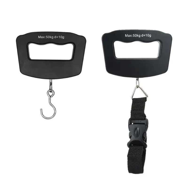 50 кг/10 г Электронный креативный багаж ручной Взвешивание Steelyard Портативный