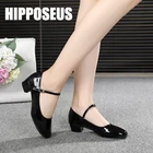 Hipposeus для девочек танцевальные туфли с закрытым носком современные танцевальные туфли для девушек и женщин; Танго туфли для танцев в стиле джаз Сальса сандалии дропшиппинг