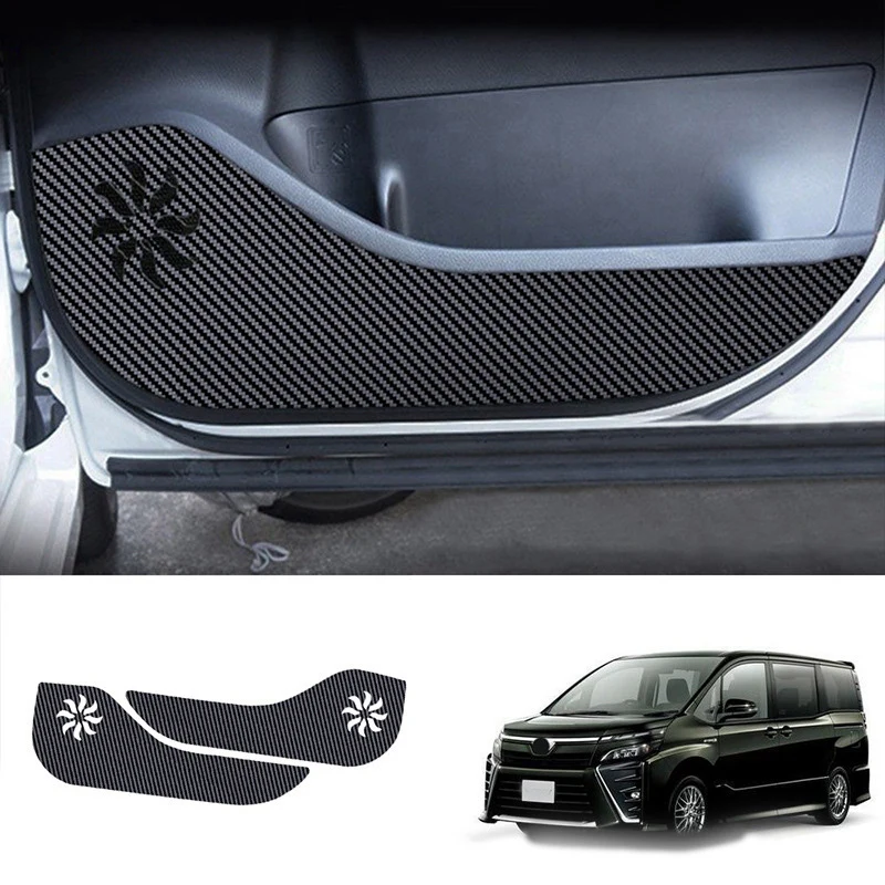 

2Pcs Car Door Anti-Kick Pads Car Door Anti-Scratch Pads Door Anti-Kick Protective Cover for Toyota Voxy 2017-2021